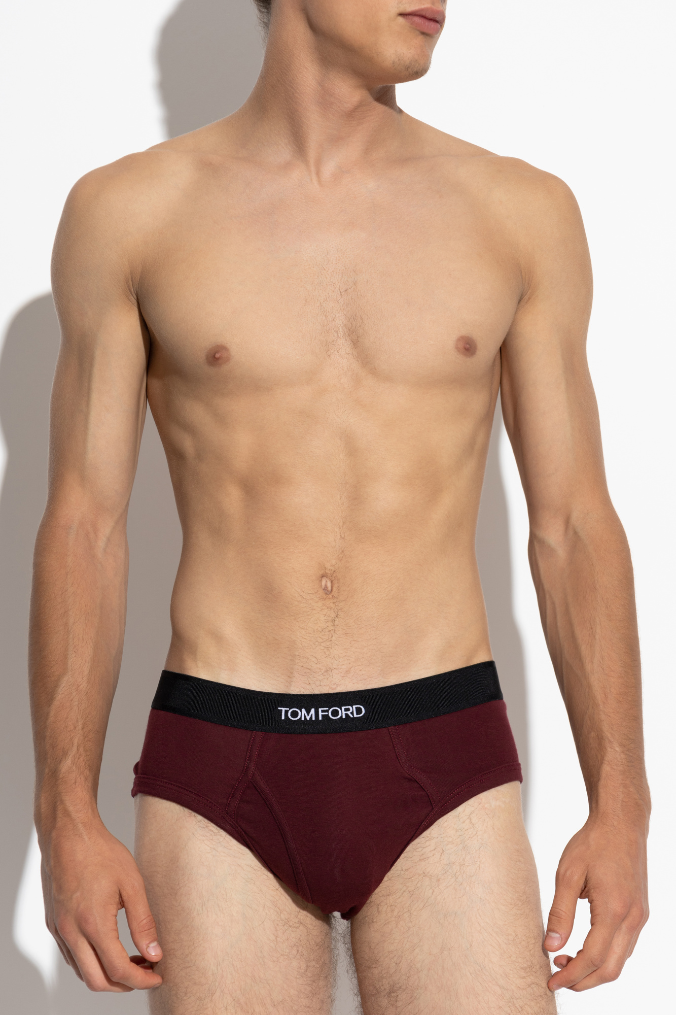 【関税&送料込】Tom Ford Briefs With Logo TOM FORD logo-waist Briefs | White | FARFETCH
